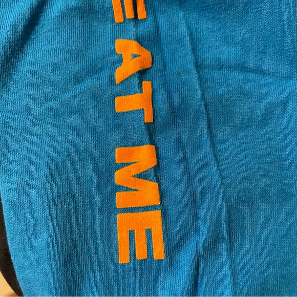 BILLIE EILISH BLOHSH OFFICIAL MERCH don’t smile at me blue longsleeve SIZE SMALL - Picture 6 of 8